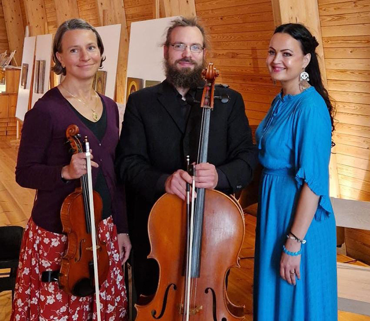Katariina Sallinen, Oliver Müller ja Päivi Heikura