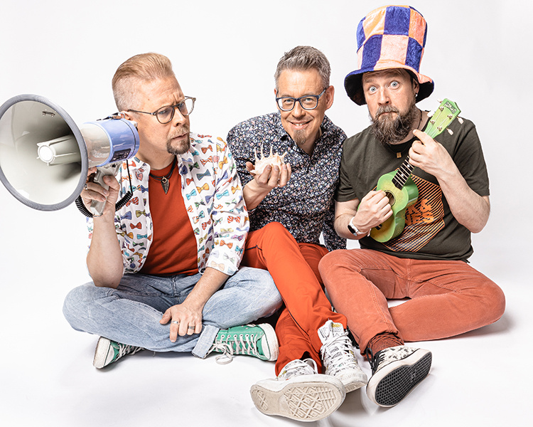 Pekka Laukkarinen, Matti Laitinen ja Leevi Helo, kuva Mika Nuorva.
