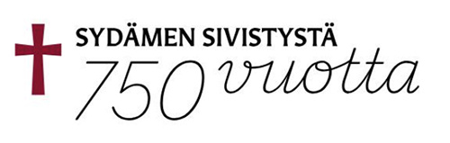 Sydämen sivistystä 750 vuotta logo.
